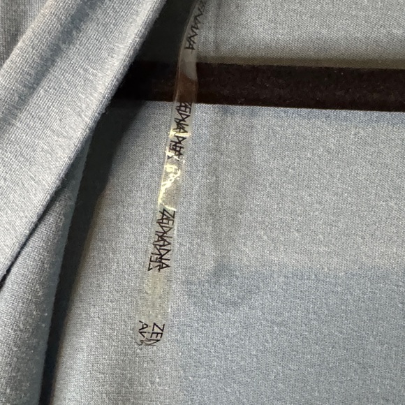 Zenana Outfitters Light Blue Open Front Cardigan - Picture 3 of 6